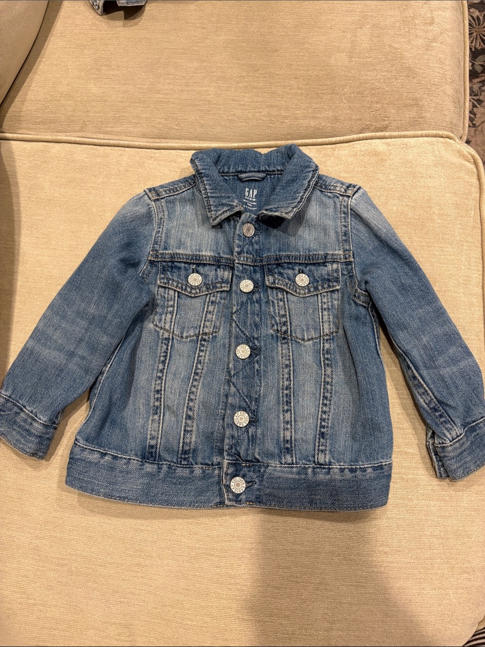 GAP Kids Baby Medium Wash Blue Denim Jacket 18-24